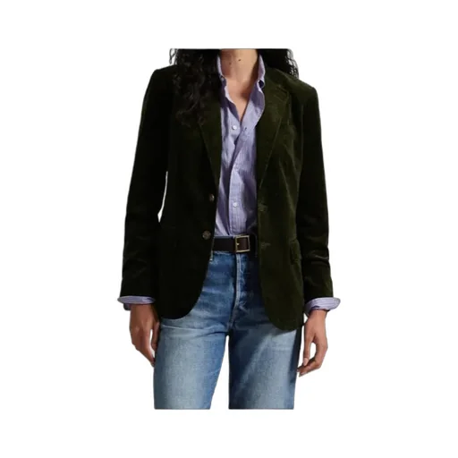Single-Breasted Corduroy Blazer