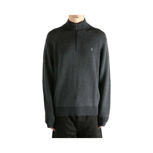 Long-Sleeved Half-Zip Pullover
