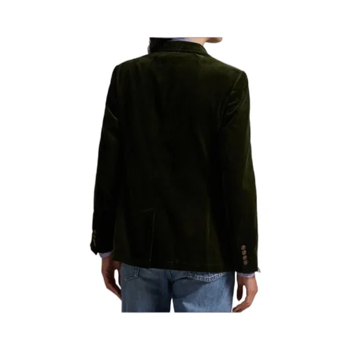 Single-Breasted Corduroy Blazer