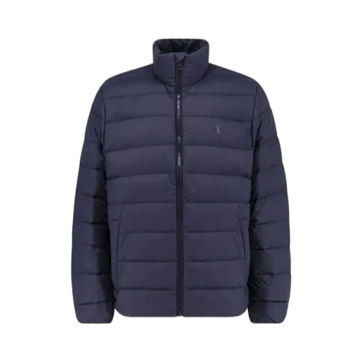 Quilted High-Neck Coat