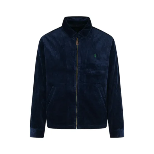 8 Wale Corduroy Pony Embroidered Windbreaker