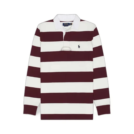 Pony Embroidered Striped Polo Shirt