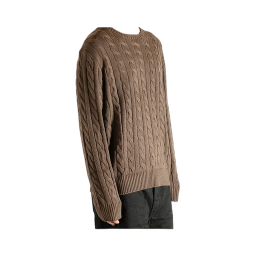 Cable Knit Crew Neck Sweater