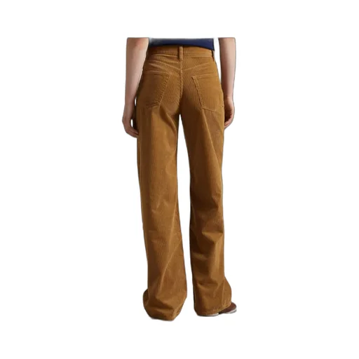 Straight Leg Corduroy Trousers