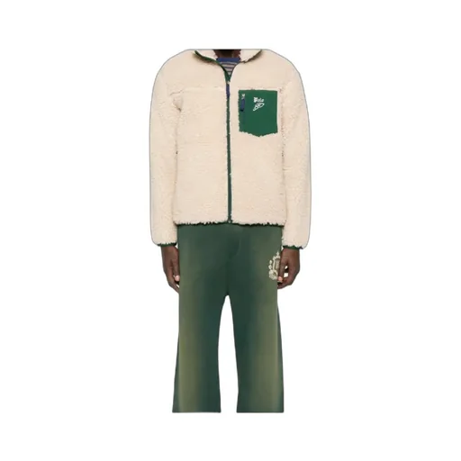 Fleece Pocket Zip-Up Jacket