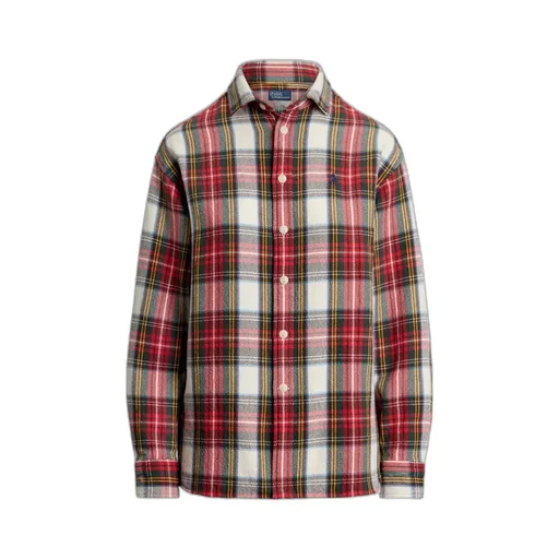 Plaid Long-Sleeved Shirt