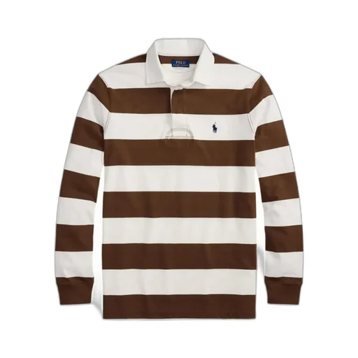 Pony Embroidered Striped Polo Shirt