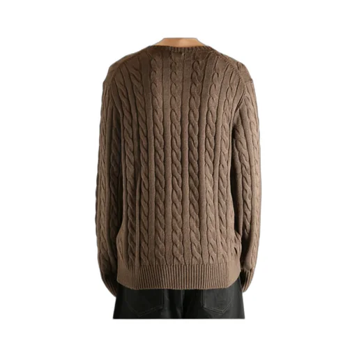 Cable Knit Crew Neck Sweater