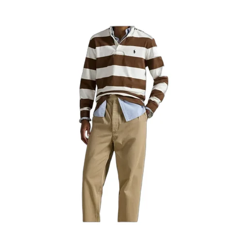 Pony Embroidered Striped Polo Shirt