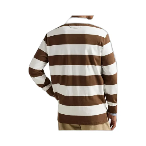 Pony Embroidered Striped Polo Shirt