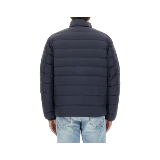 Quilted High-Neck Coat