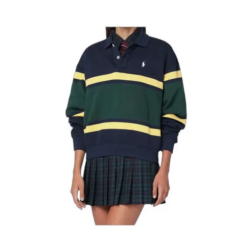 Striped Polo Top