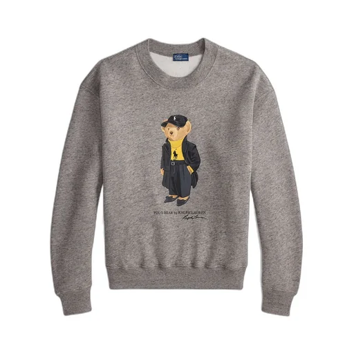 Polo Bear Printed Crewneck Sweatshirt