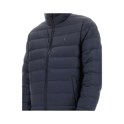 Quilted High-Neck Coat