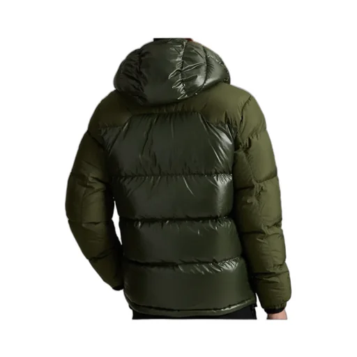 Zip-Up Hooded Down Jacket