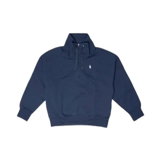Half-Zip Cotton Sweatshirt