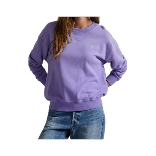 Long-Sleeve Crew-Neck Sweatshirt