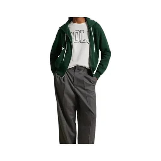 Zip-Up Drawstring Hoodie