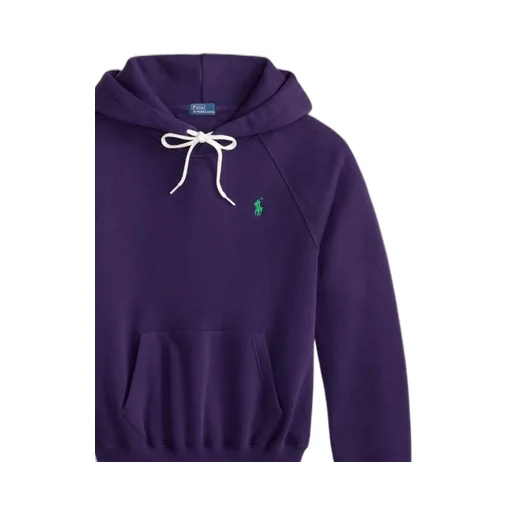Logo Embroidered Drawstring Hoodie