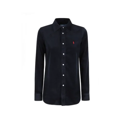 Corduroy Long-Sleeve Collared Shirt