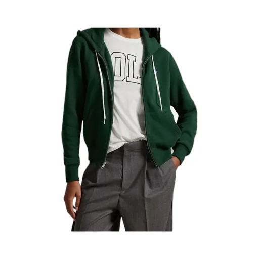 Zip-Up Drawstring Hoodie