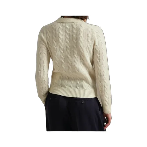 Logo Embroidered Knitted Polo Shirt