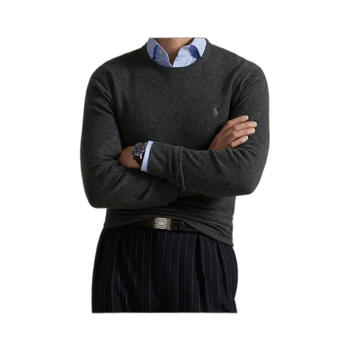 Logo Embroidered Crewneck Knit Jumper
