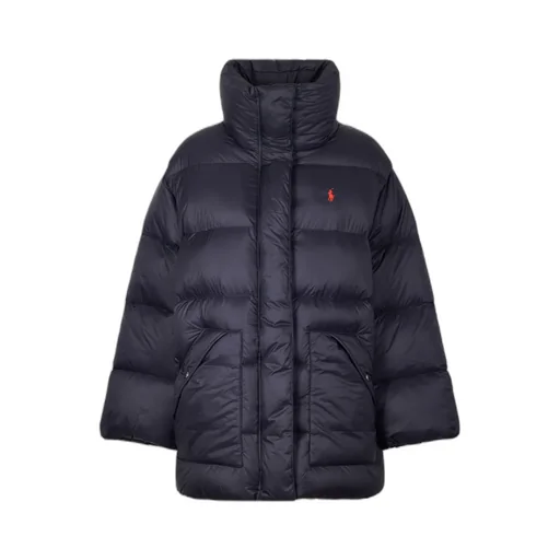 Embroidered-Logo Padded Jacket