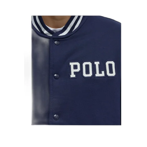 Varsity-Letter Embroidered Buttoned Jacket