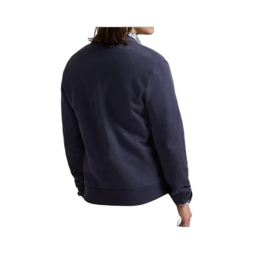 Bear-Embroidered Button Cardigan