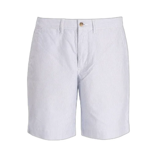 Striped Cotton Shorts