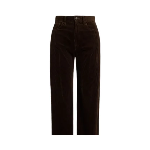 Straight Leg Corduroy Trousers