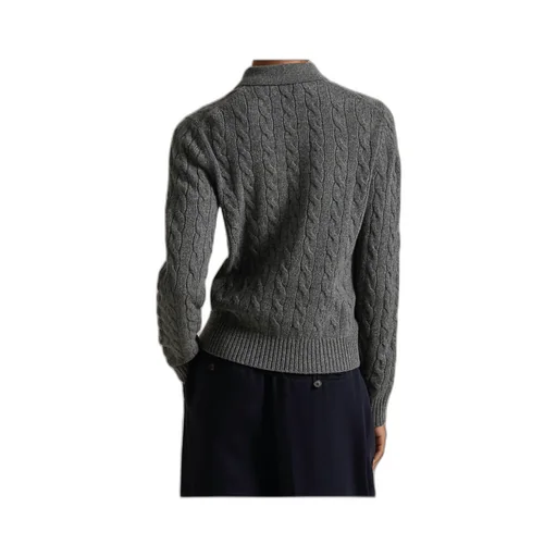 Logo Embroidered Knitted Polo Shirt