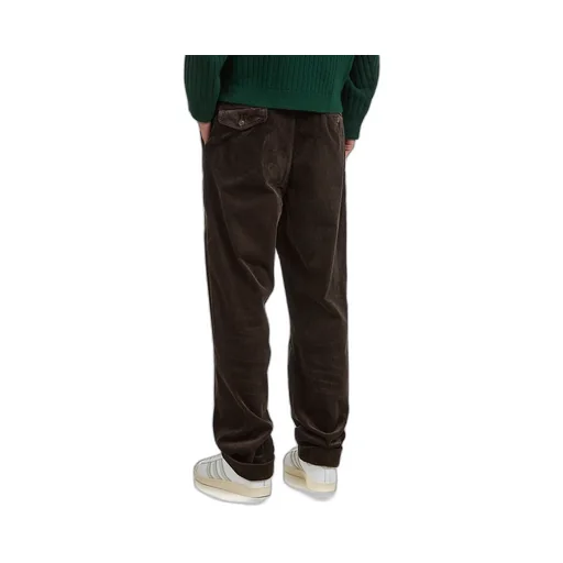 Pleated Corduroy Trousers