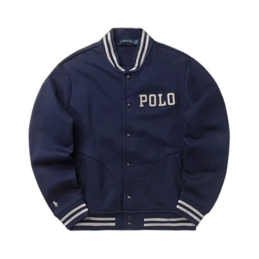 Varsity-Letter Embroidered Buttoned Jacket