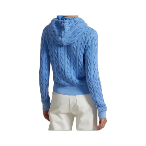 Cable-Knit Cotton Hoodie