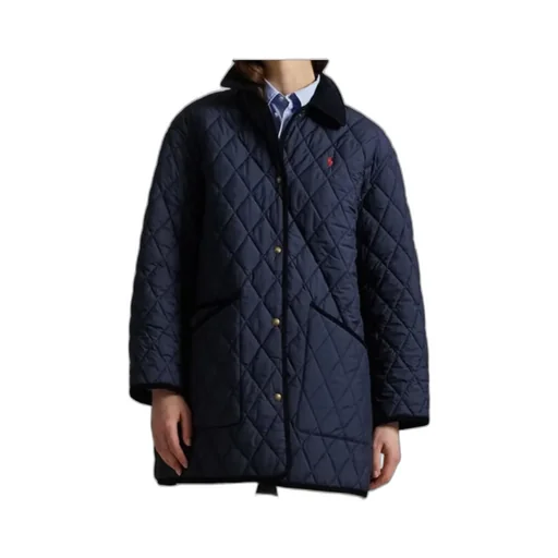 Diamond-Quilted Coat