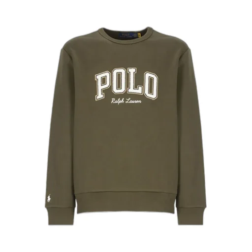 Logo Embroidered Crew Neck Sweatshirt