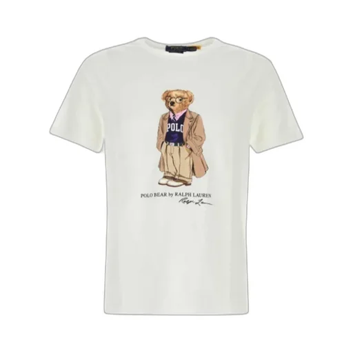 Polo Bear Printed Crewneck T-Shirt