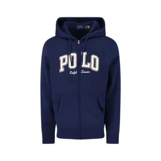 Logo-Embroidered Zip-Up Hoodie