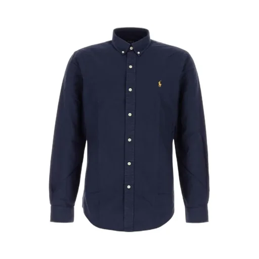 Pony Embroidered Long-Sleeved Shirt