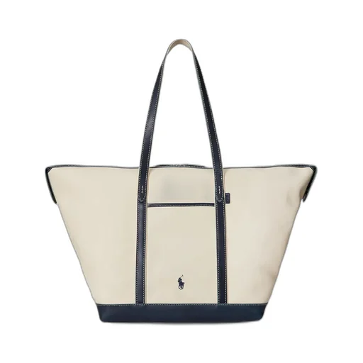 Logo Embroidered Large Tote Bag
