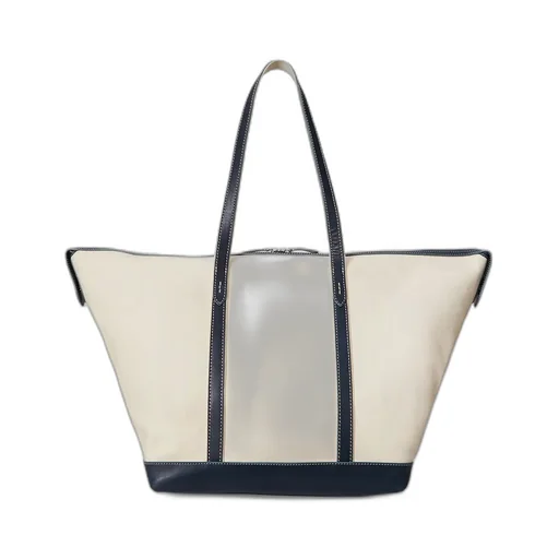 Logo Embroidered Large Tote Bag