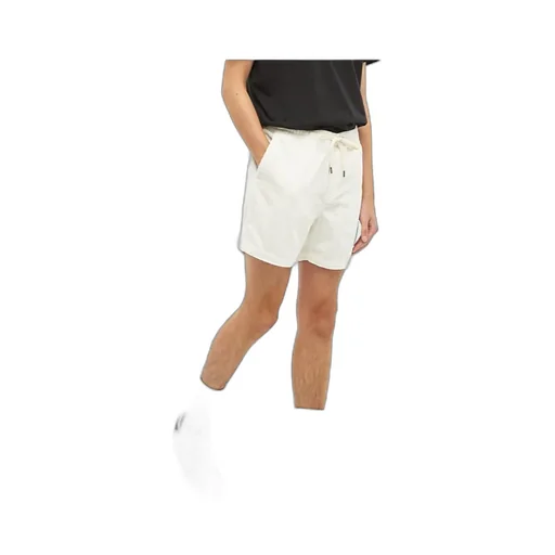 Logo Embroidered Corduroy Shorts