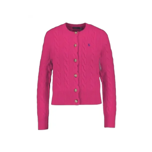 Logo Embroidered Crewneck Cardigan