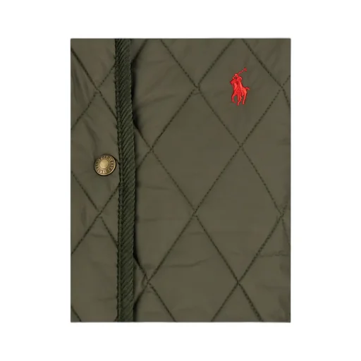 Quilted Corduroy-Collar Jacket