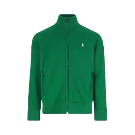 Logo Embroidered Zipped Track Jacket