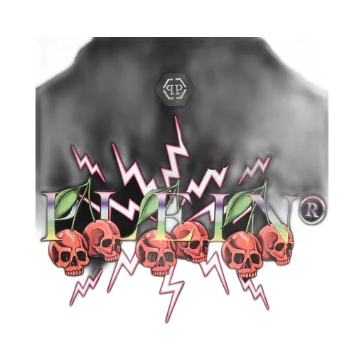 Embellished-Cherry Logo T-Shirt