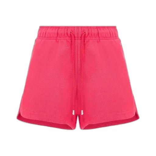 Elastic-Waistband Cotton Mini Shorts