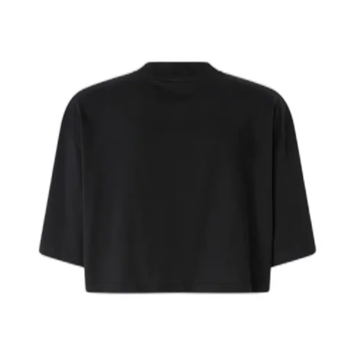 Logo-Embroidered Cotton Cropped T-Shirt